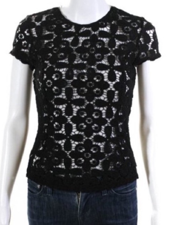 INTERMIX Tops - Exclusive for Intermix Black Lace Top